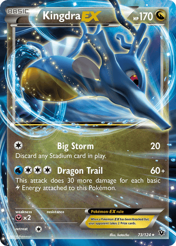 Kingdra EX (73/124) [XY: Fates Collide] - Trinity Hobby