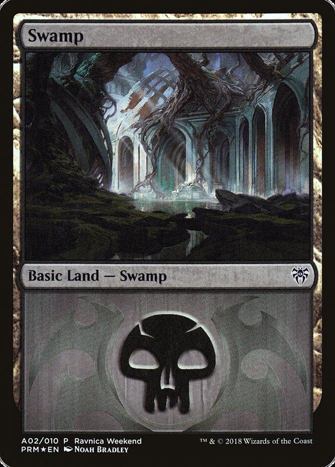 Swamp (A02) [Ravnica Allegiance Ravnica Weekend] - Trinity Hobby