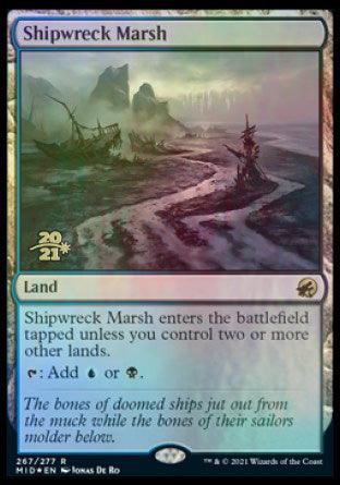 Shipwreck Marsh [Innistrad: Midnight Hunt Prerelease Promos] - Trinity Hobby