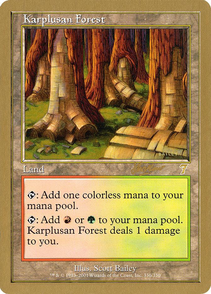 Karplusan Forest (Sim Han How) [World Championship Decks 2002] - Trinity Hobby