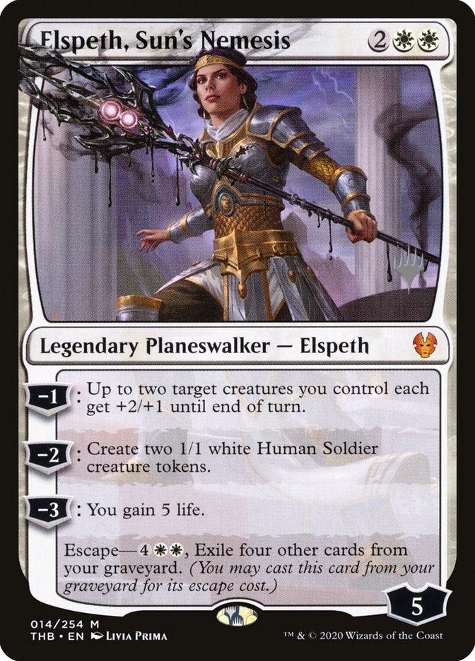 Elspeth, Sun's Nemesis (Promo Pack) [Theros Beyond Death Promos] - Trinity Hobby