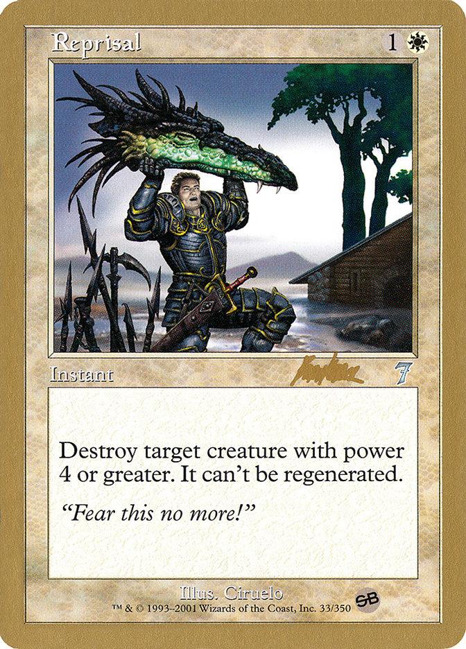 Reprisal (Brian Kibler) (SB) [World Championship Decks 2002] - Trinity Hobby