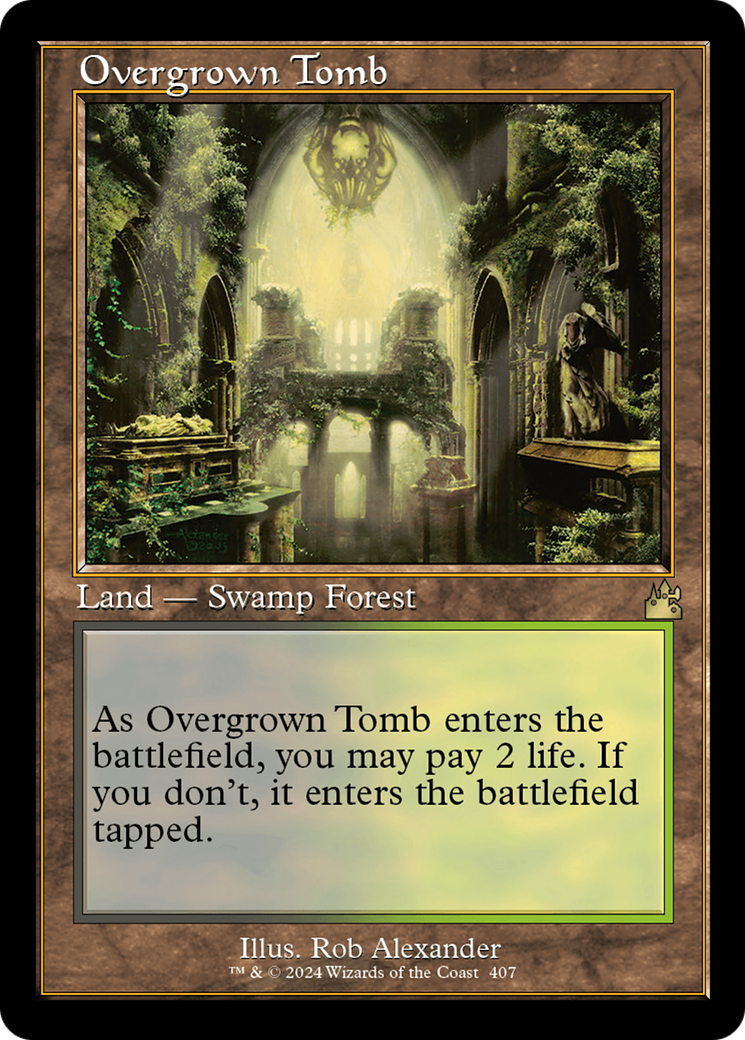Overgrown Tomb (Retro) [Ravnica Remastered] - Trinity Hobby