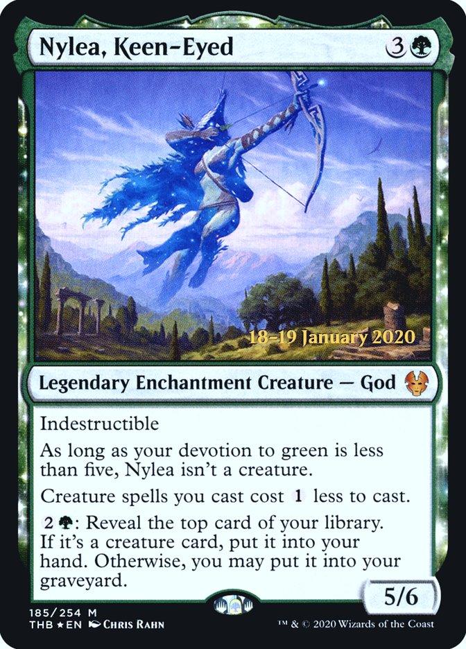 Nylea, Keen-Eyed [Theros Beyond Death Prerelease Promos] - Trinity Hobby