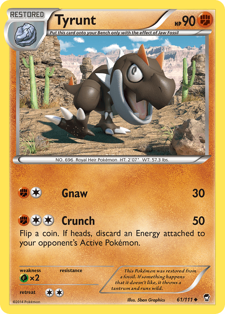 Tyrunt (61/111) [XY: Furious Fists] - Trinity Hobby