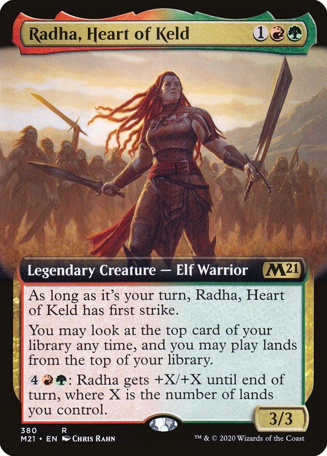 Radha, Heart of Keld (Extended Art) [Core Set 2021] - Trinity Hobby