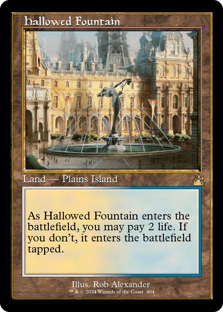 Hallowed Fountain (Retro) [Ravnica Remastered] - Trinity Hobby