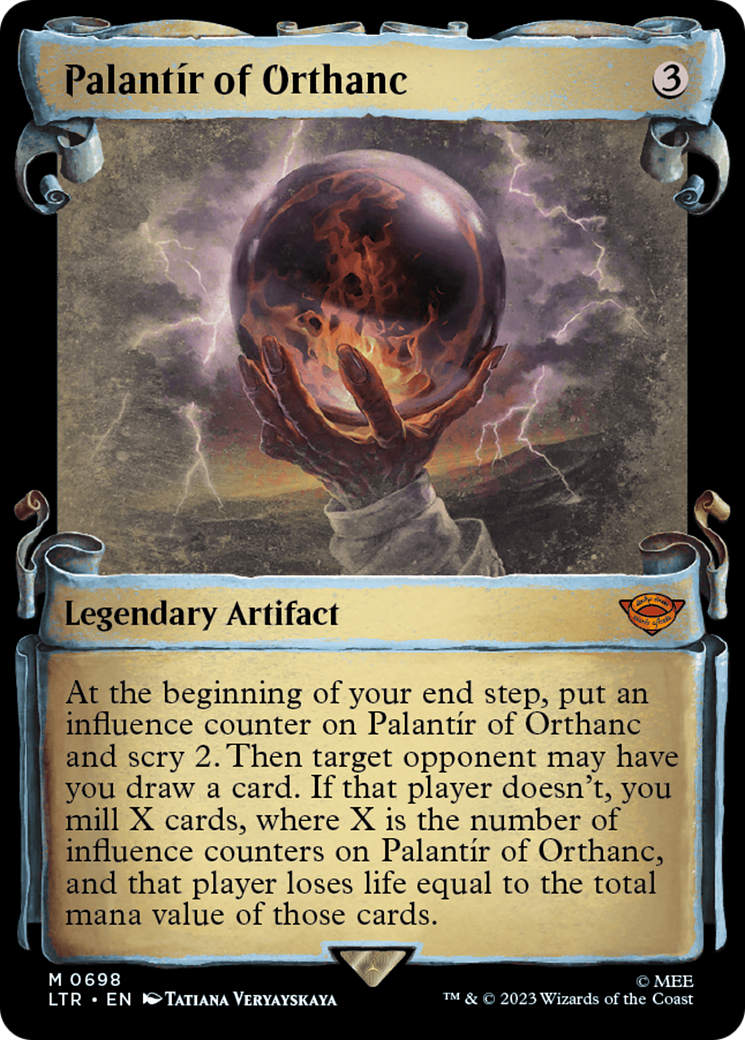 Palantir of Orthanc [The Lord of the Rings: Tales of Middle-Earth Showcase Scrolls] - Trinity Hobby