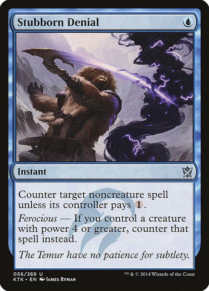 Stubborn Denial [Khans of Tarkir] - Trinity Hobby