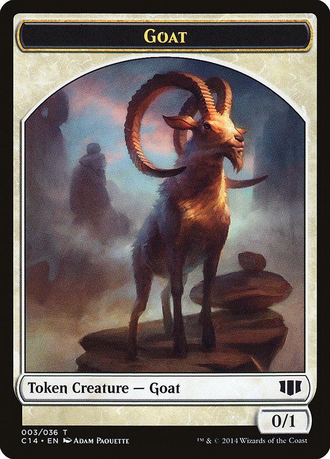 Wurm (033/036) // Goat Double-Sided Token [Commander 2014 Tokens] - Trinity Hobby