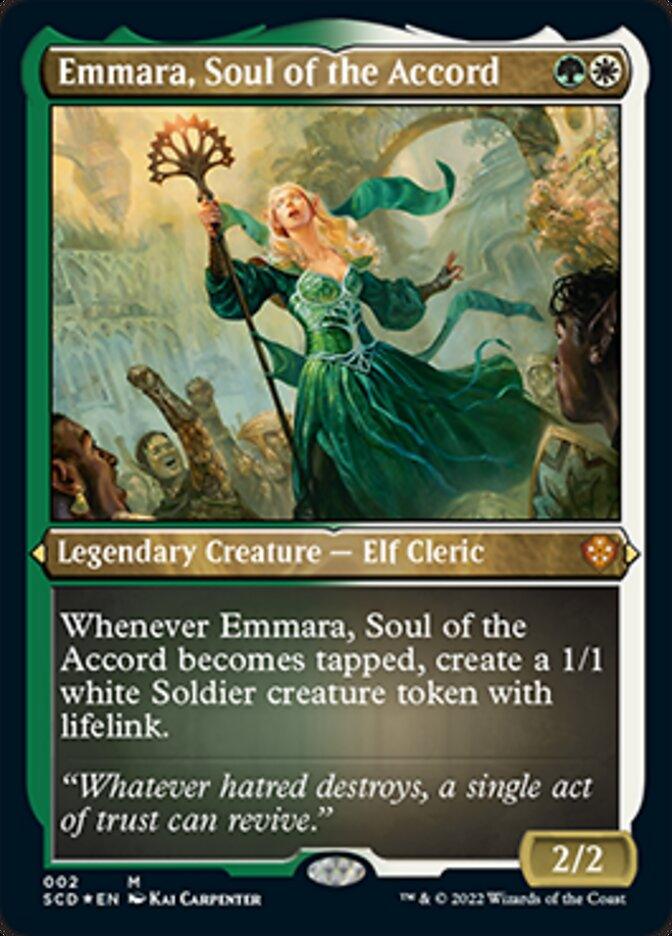 Emmara, Soul of the Accord (Foil Etched) [Starter Commander Decks] - Trinity Hobby