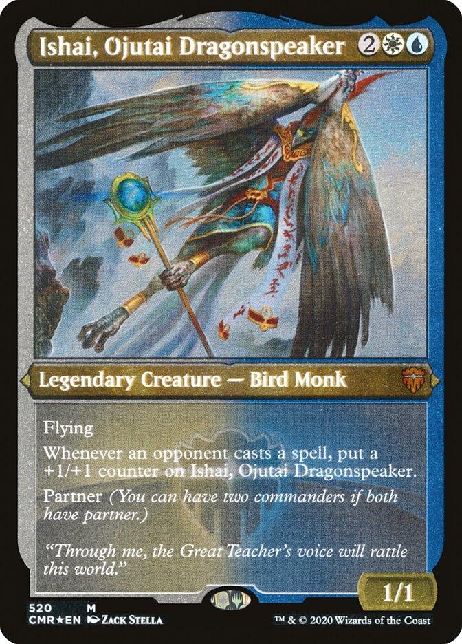 Ishai, Ojutai Dragonspeaker (Etched) [Commander Legends] - Trinity Hobby