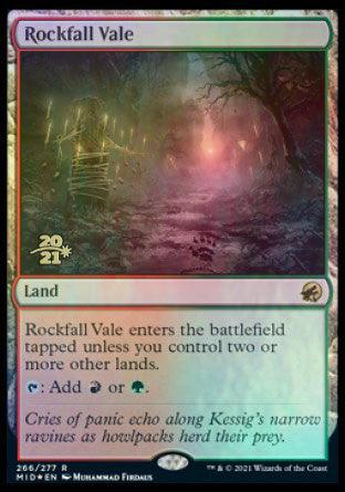 Rockfall Vale [Innistrad: Midnight Hunt Prerelease Promos] - Trinity Hobby