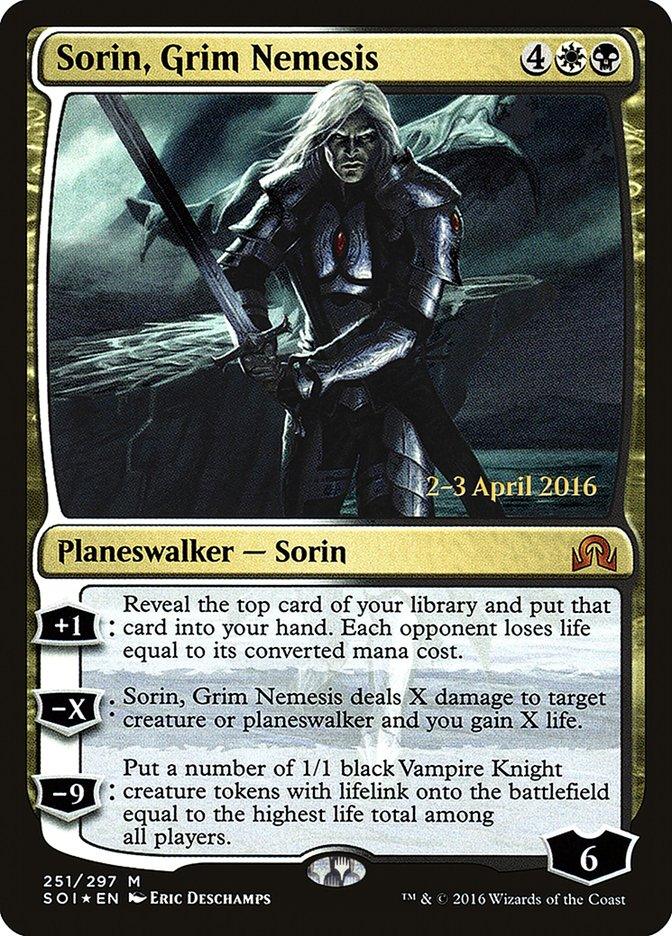 Sorin, Grim Nemesis [Shadows over Innistrad Prerelease Promos] - Trinity Hobby