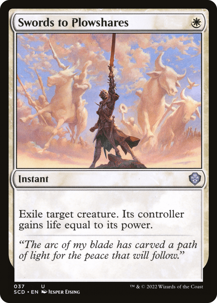 Swords to Plowshares [Starter Commander Decks] - Trinity Hobby