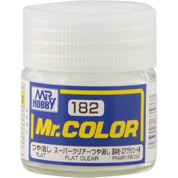 Mr Hobby: Mr Color 182 - Flat Clear (Flat/Primary) - Trinity Hobby