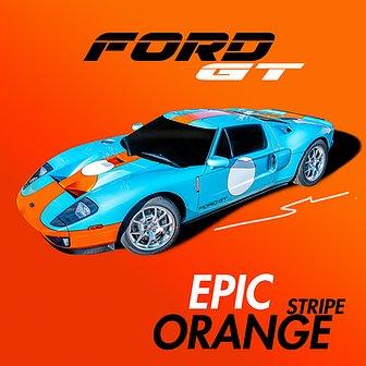 Splash Paint Ford Epic Orange (Stripe) - Trinity Hobby