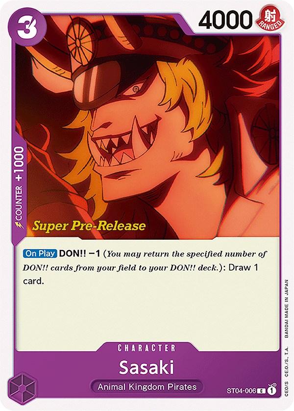Sasaki [Super Pre-Release Starter Deck: Animal Kingdom Pirates] - Trinity Hobby