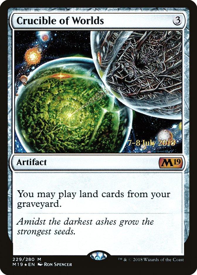 Crucible of Worlds [Core Set 2019 Prerelease Promos] - Trinity Hobby