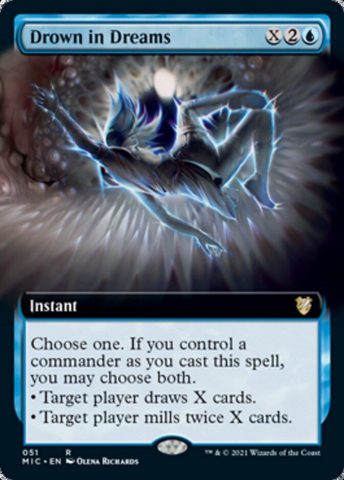 Drown in Dreams (Extended Art) [Innistrad: Midnight Hunt Commander] - Trinity Hobby