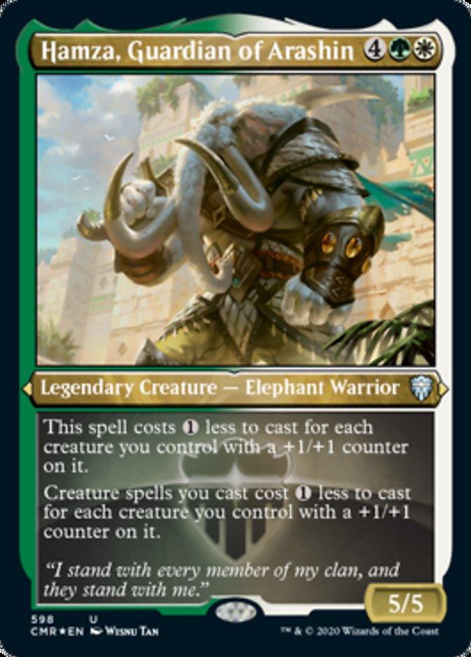 Hamza, Guardian of Arashin (Etched) [Commander Legends] - Trinity Hobby