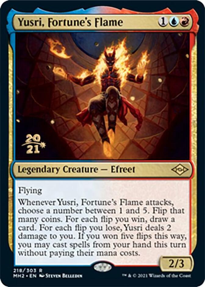 Yusri, Fortune's Flame [Modern Horizons 2 Prerelease Promos] - Trinity Hobby