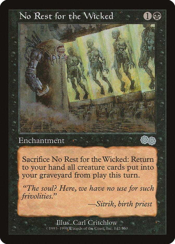 No Rest for the Wicked [Urza's Saga] - Trinity Hobby