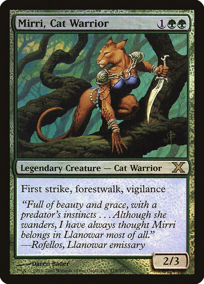 Mirri, Cat Warrior (Premium Foil) [Tenth Edition] - Trinity Hobby