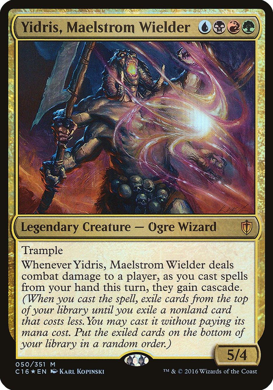 Yidris, Maelstrom Wielder (Oversized) [Commander 2016 Oversized] - Trinity Hobby