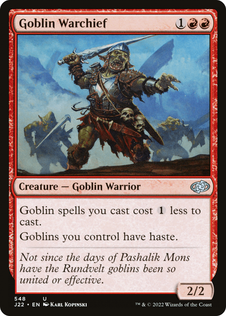 Goblin Warchief [Jumpstart 2022] - Trinity Hobby