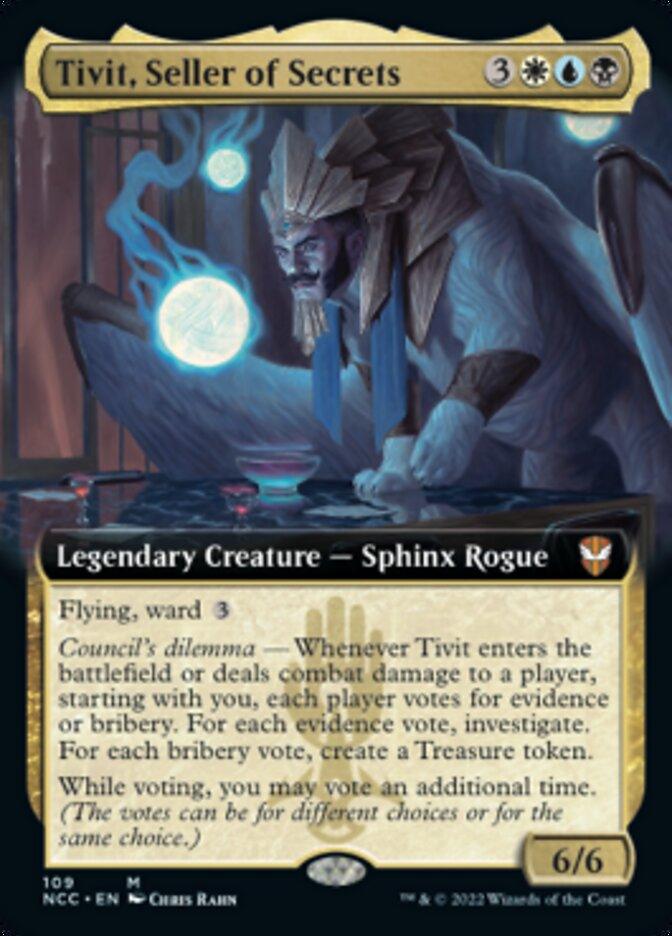 Tivit, Seller of Secrets (Extended Art) [Streets of New Capenna Commander] - Trinity Hobby