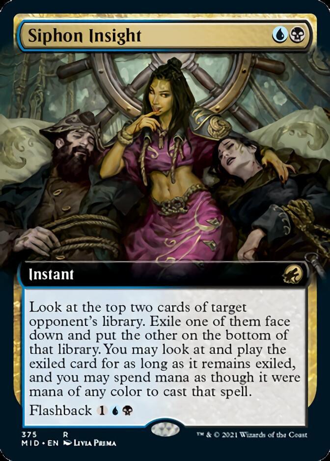 Siphon Insight (Extended Art) [Innistrad: Midnight Hunt] - Trinity Hobby