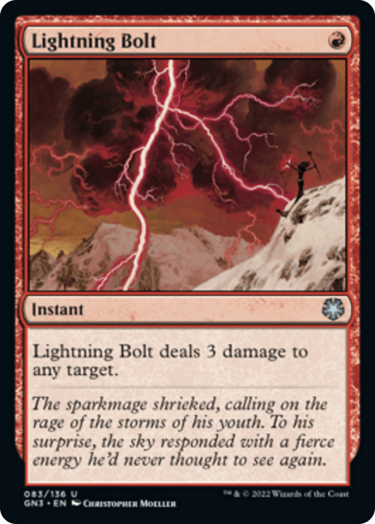 Lightning Bolt [Game Night: Free-for-All] - Trinity Hobby