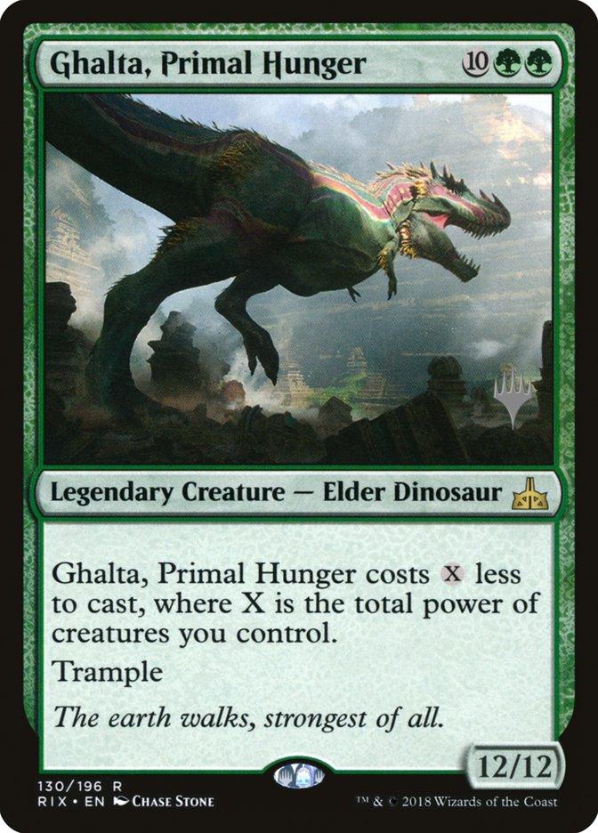 Ghalta, Primal Hunger (Promo Pack) [Rivals of Ixalan Promos] - Trinity Hobby