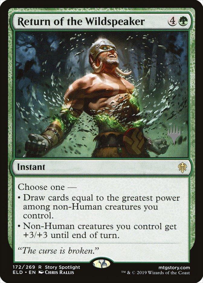 Return of the Wildspeaker (Promo Pack) [Throne of Eldraine Promos] - Trinity Hobby
