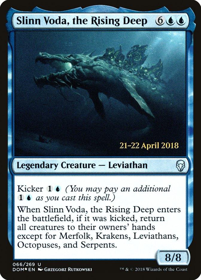 Slinn Voda, the Rising Deep [Dominaria Prerelease Promos] - Trinity Hobby
