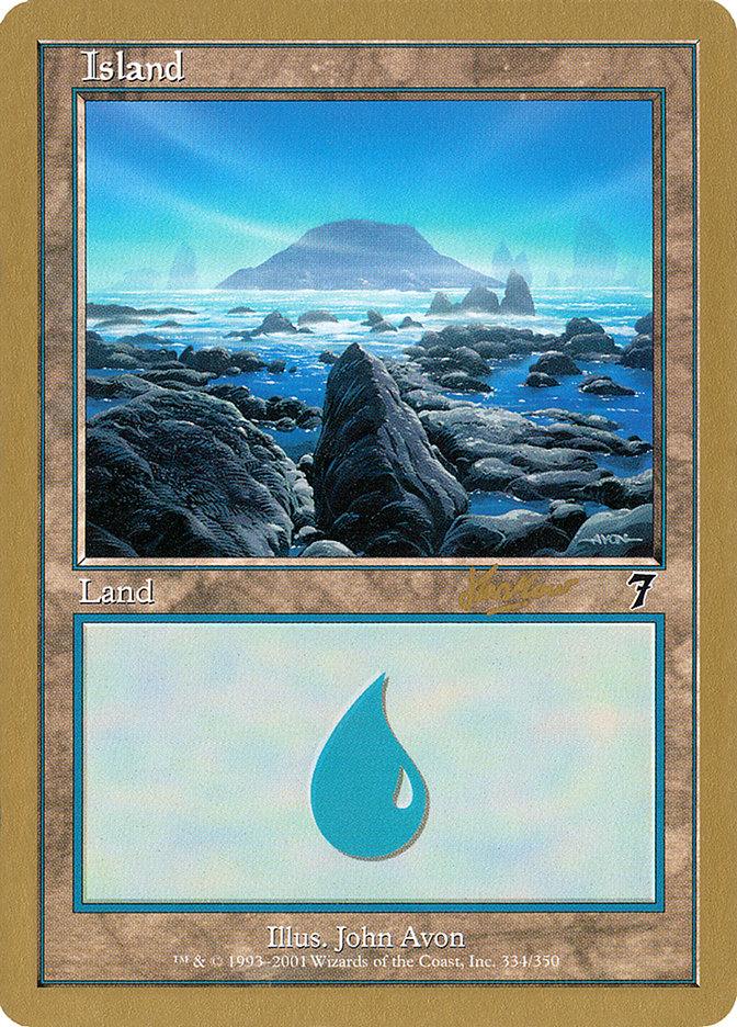 Island (shh334) (Sim Han How) [World Championship Decks 2002] - Trinity Hobby