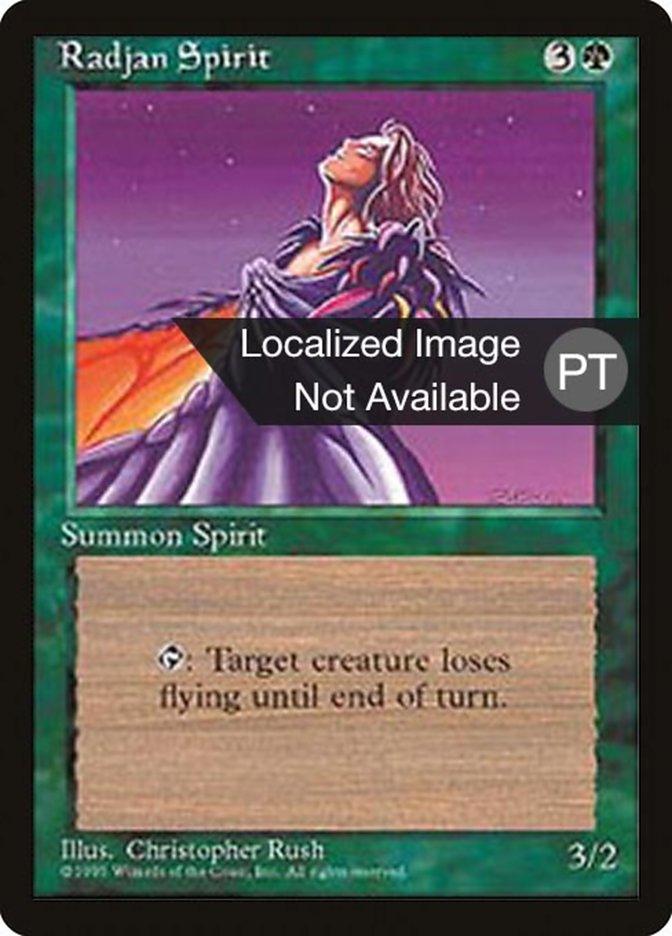 Radjan Spirit [Fourth Edition (Foreign Black Border)] - Trinity Hobby