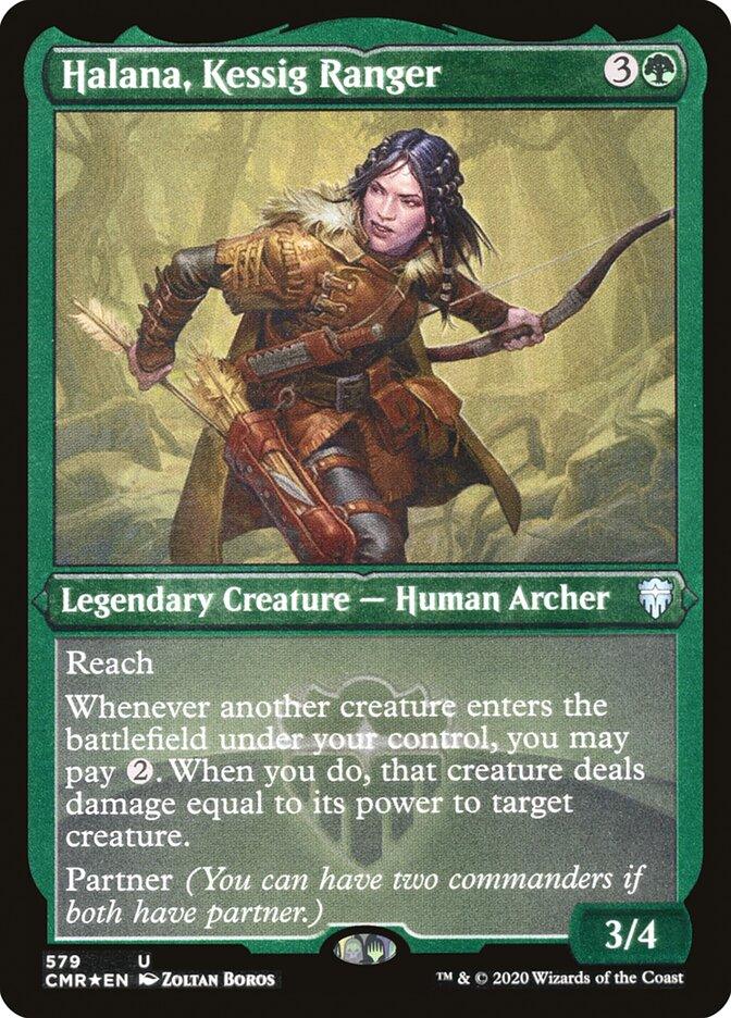 Halana, Kessig Ranger (Foil Etched) [Commander Legends] - Trinity Hobby