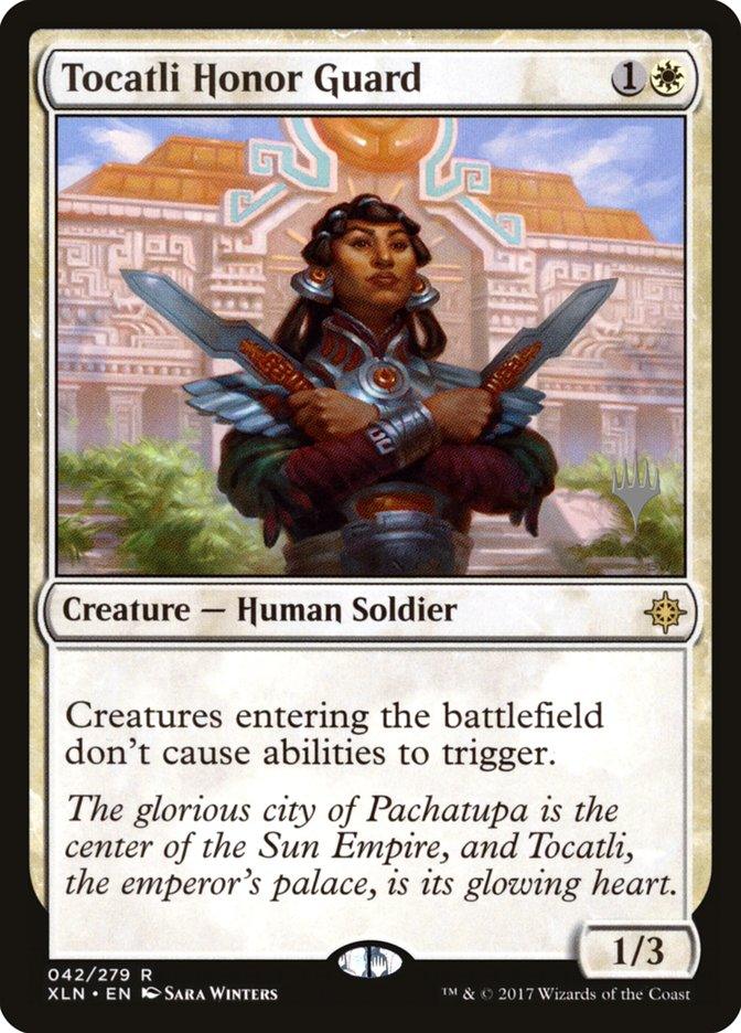 Tocatli Honor Guard (Promo Pack) [Ixalan Promos] - Trinity Hobby