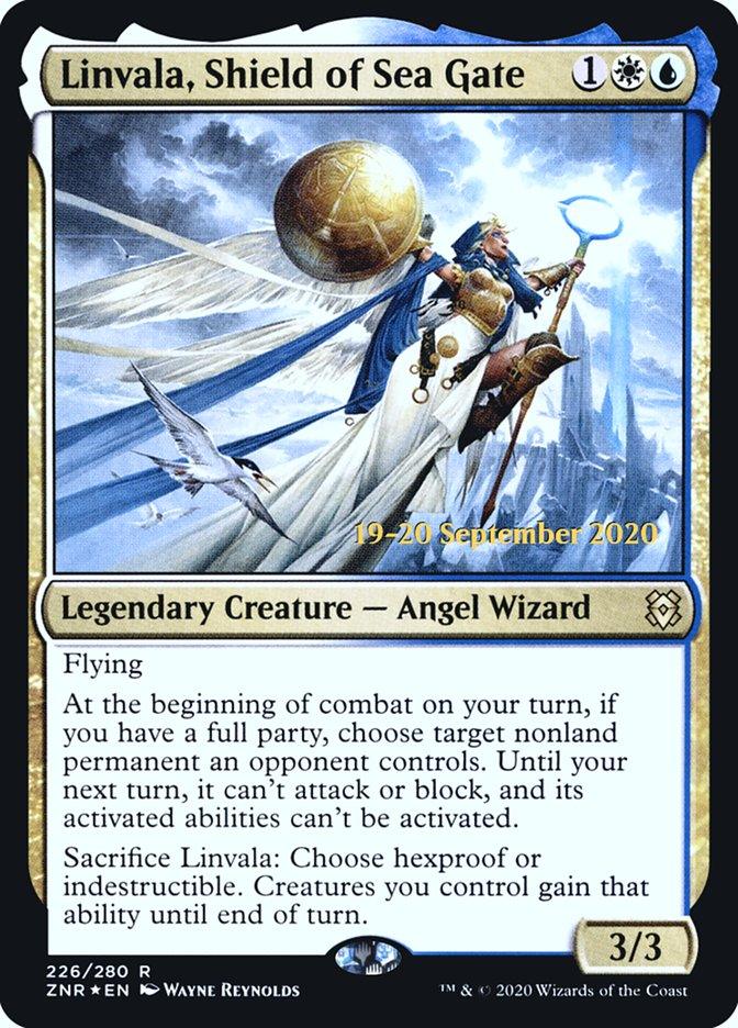Linvala, Shield of Sea Gate [Zendikar Rising Prerelease Promos] - Trinity Hobby