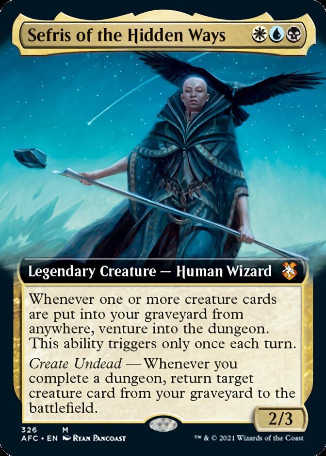 Sefris of the Hidden Ways (Extended Art) [Dungeons & Dragons: Adventures in the Forgotten Realms Commander] - Trinity Hobby