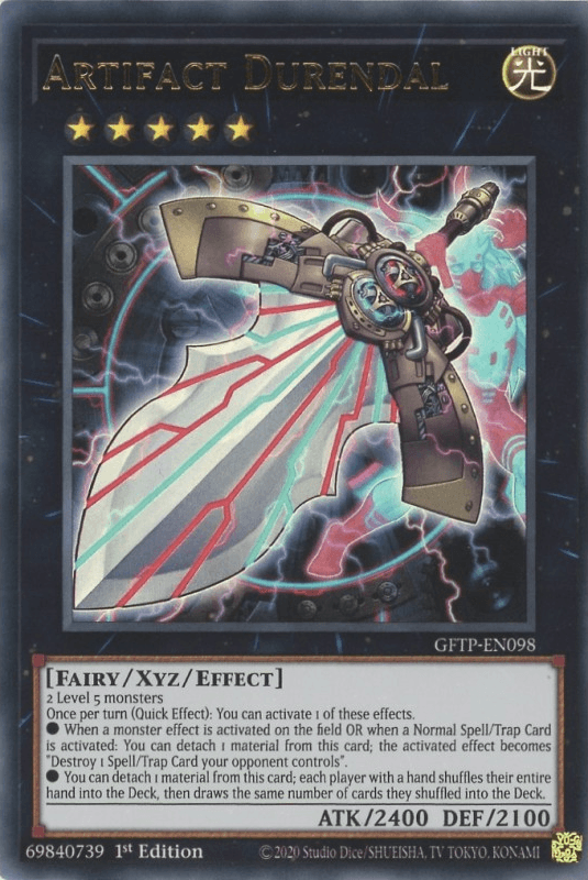 Artifact Durendal [GFTP-EN098] Ultra Rare - Trinity Hobby