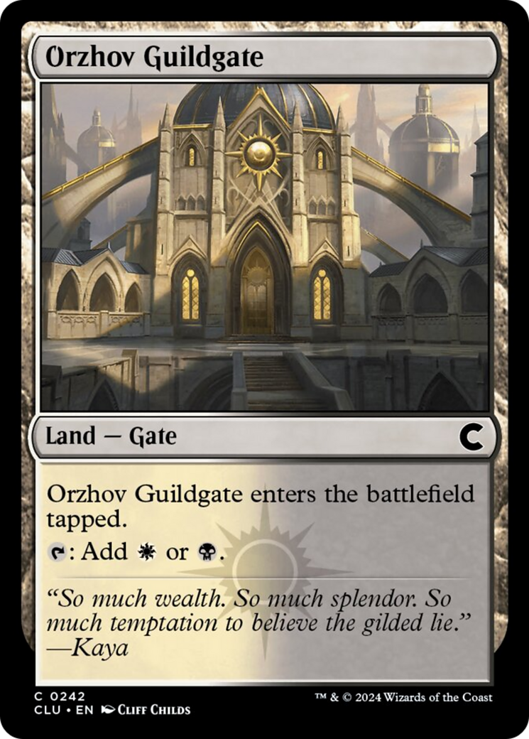 Orzhov Guildgate [Ravnica: Clue Edition] - Trinity Hobby