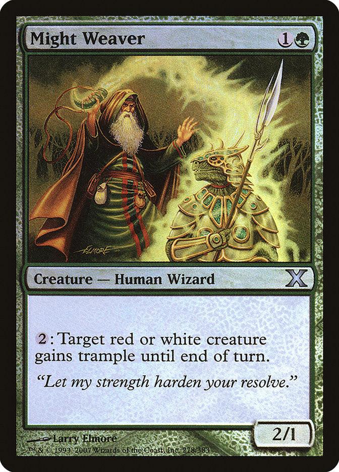Might Weaver (Premium Foil) [Tenth Edition] - Trinity Hobby