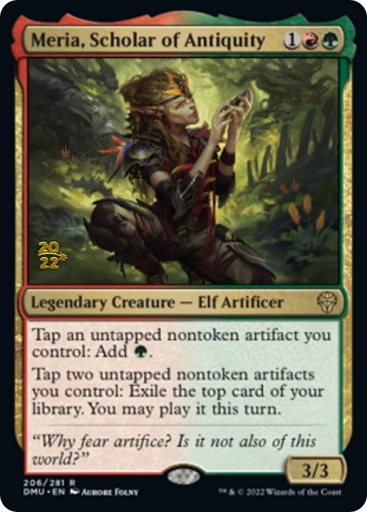 Meria, Scholar of Antiquity [Dominaria United Prerelease Promos] - Trinity Hobby