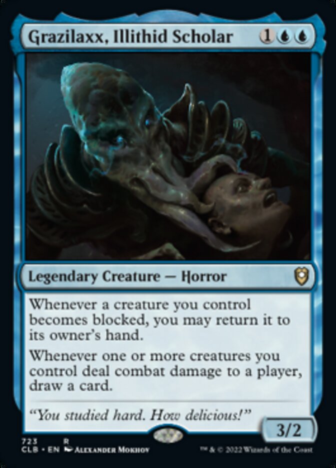 Grazilaxx, Illithid Scholar [Commander Legends: Battle for Baldur's Gate] - Trinity Hobby