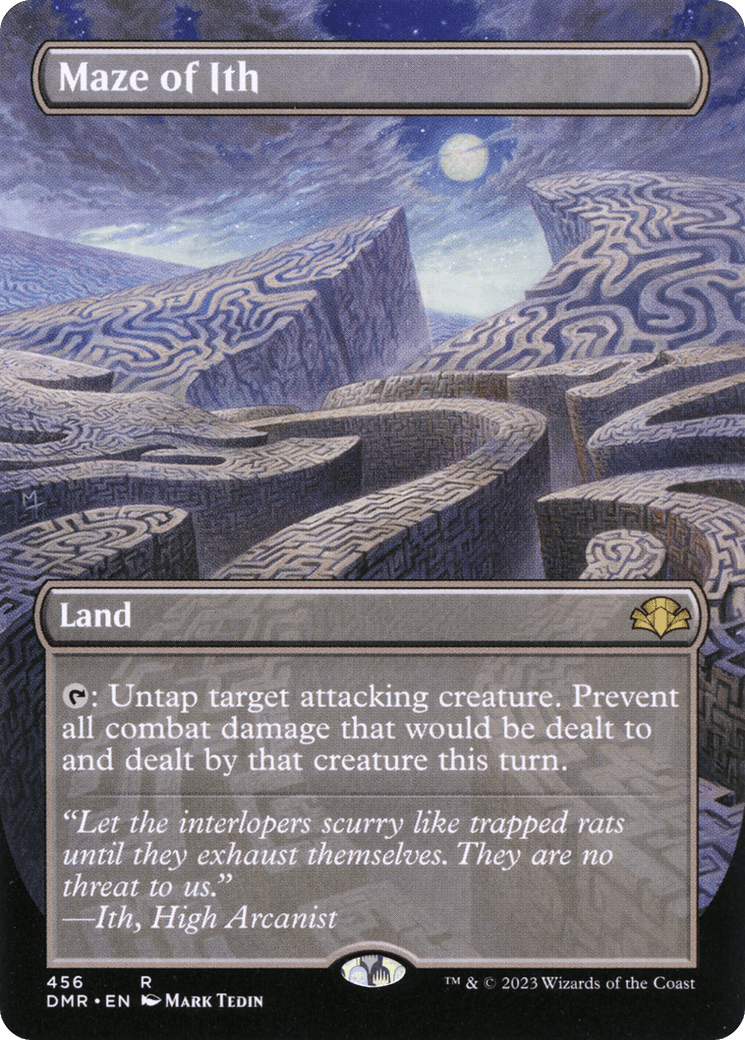 Maze of Ith (Borderless Alternate Art) [Dominaria Remastered] - Trinity Hobby