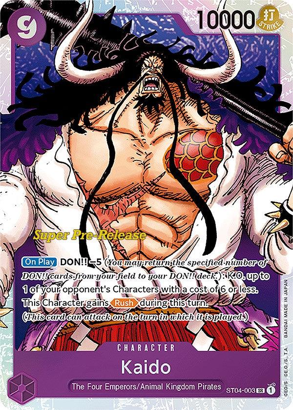Kaido (003) [Super Pre-Release Starter Deck: Animal Kingdom Pirates] - Trinity Hobby