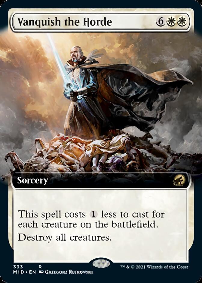 Vanquish the Horde (Extended Art) [Innistrad: Midnight Hunt] - Trinity Hobby